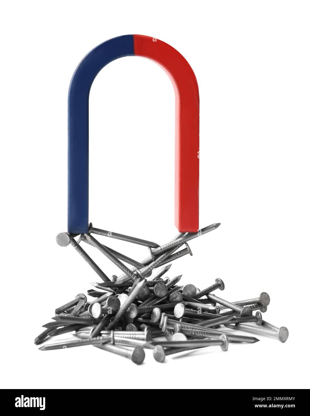 Hufeisenmagnet Für Schule & Experimente - 50mm Großer Lernmagnet In Rot-Grün