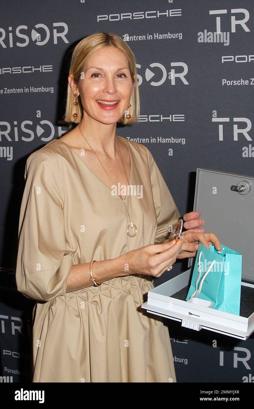 US-Schauspielerin Kelly Rutherford nimmt am 25. Januar 2023 an der TRISOR Grand Opening in Hamburg Teil. Stockfoto