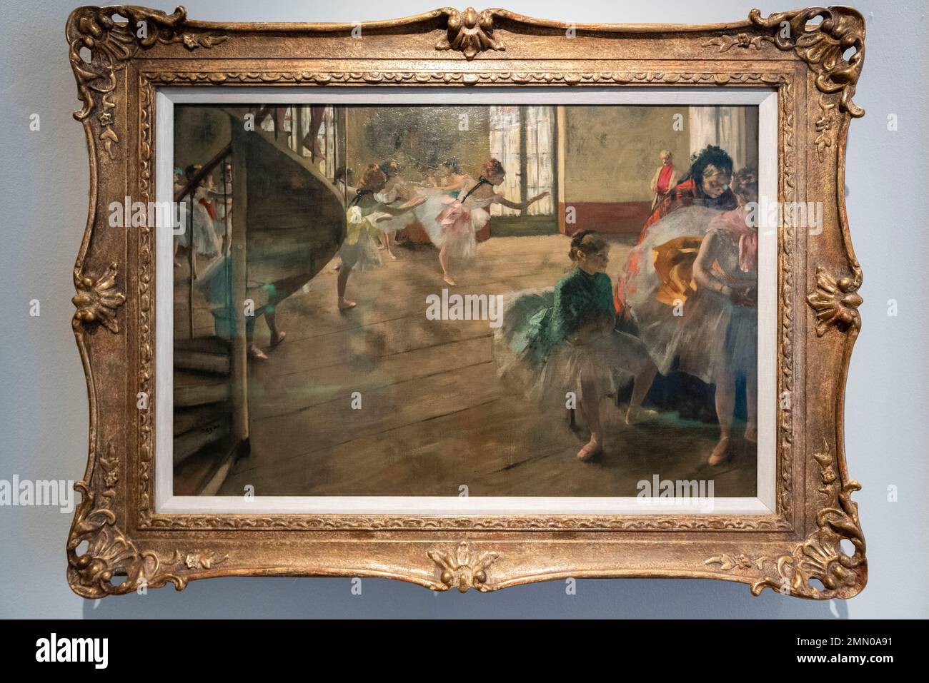Vereinigtes Königreich, Schottland, Glasgow, The Burrell Collection, The Prohearsal, Edgar Degas, 1874 Stockfoto