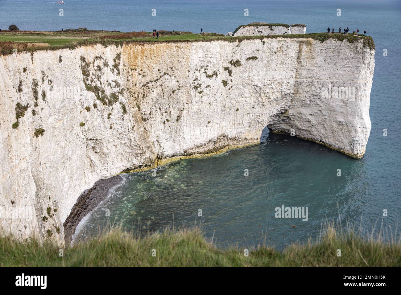 Old Harry und die Jurassic Coast, Isle of Purbeck, Dorset, England Stockfoto