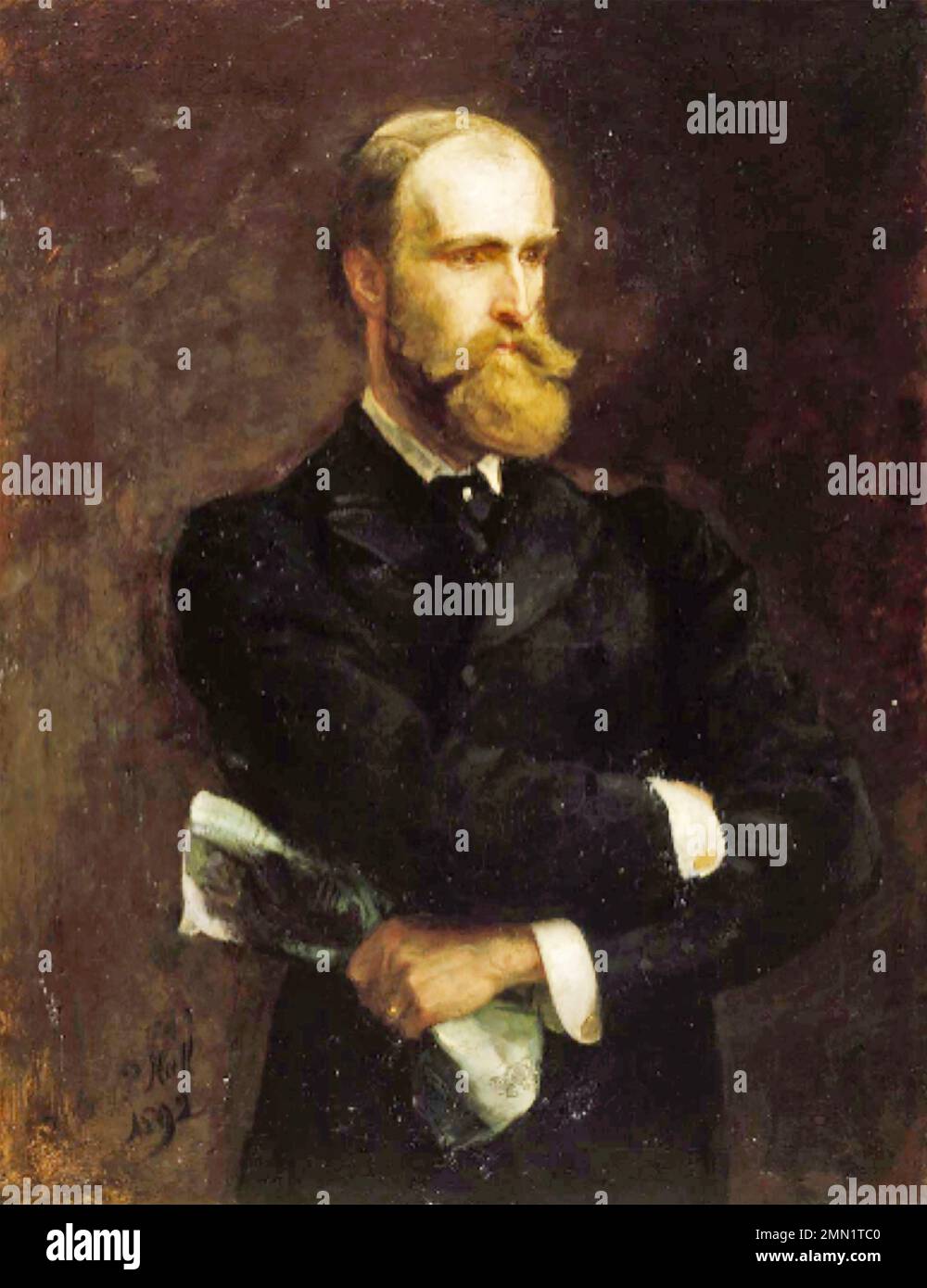 CHARLES STEWART PARNELL (1846-1891) irischer Nationalist etwa 1880 von einem unbekannten Künstler Stockfoto