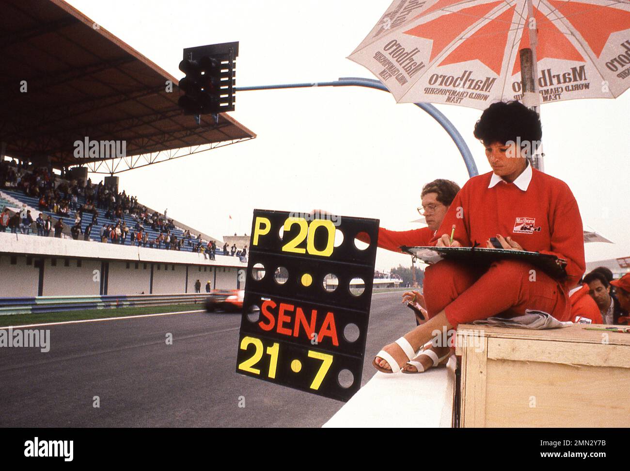 1985 Uhr großer Preis Portugals bei Estoril 21/2/1985 Stockfoto