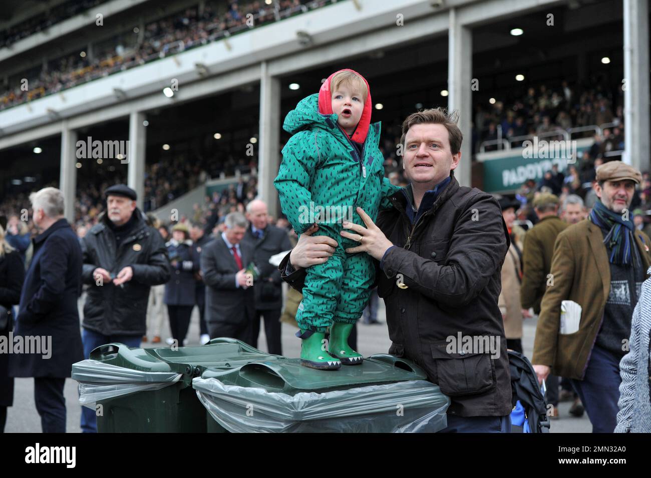 Pferderennen auf der Cheltenham Racecourse, Prestbury Park am Trials
