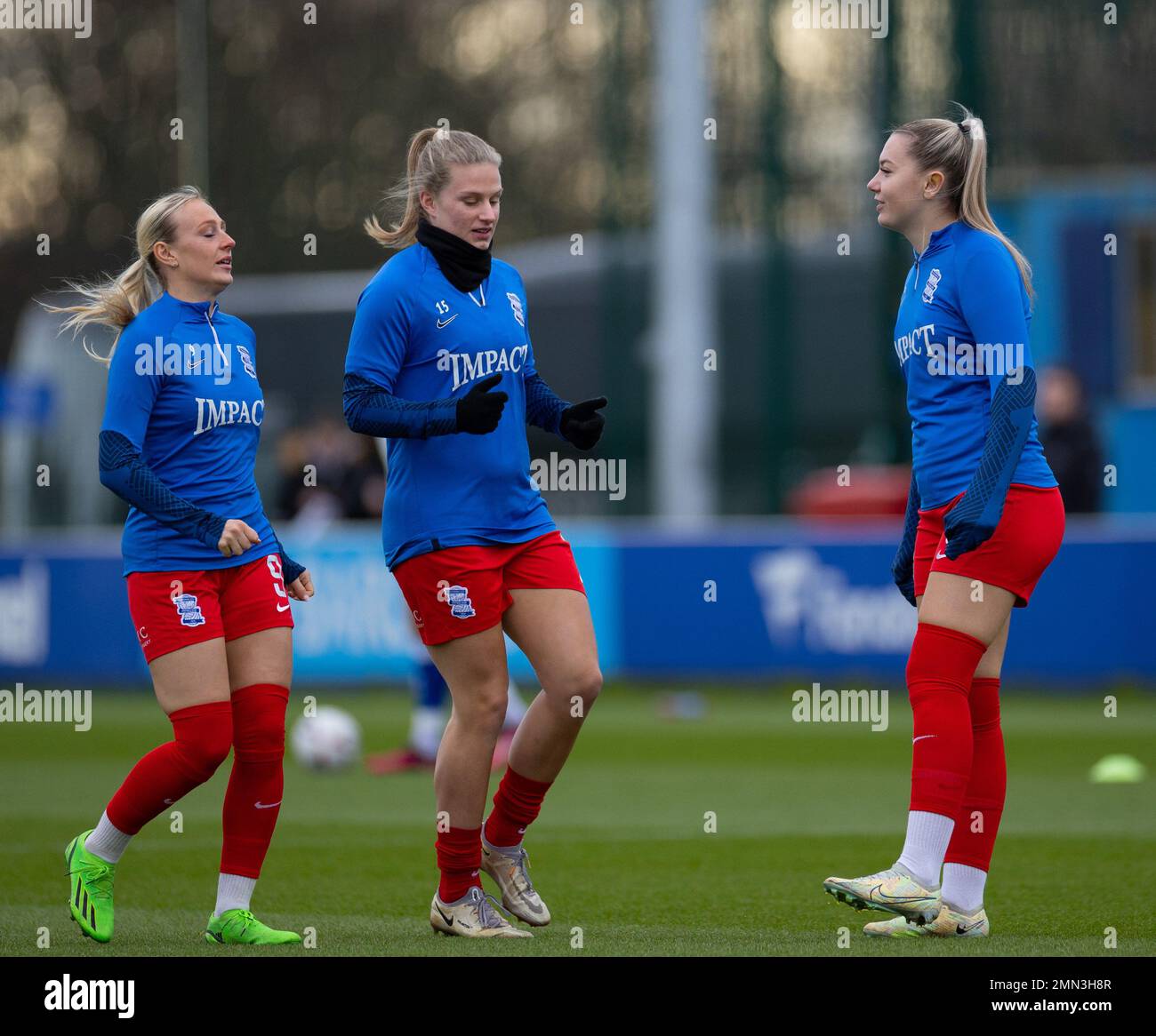 Liverpool, Großbritannien. 29. Januar 2023. Liverpool, England, Januar 29. 2023: Action aus dem FA-Cup-Spiel der Damen zwischen Everton und Birmingham City im Walton Hall Park in Liverpool, England. (James Whitehead/SPP) Kredit: SPP Sport Press Photo. Alamy Live News Stockfoto