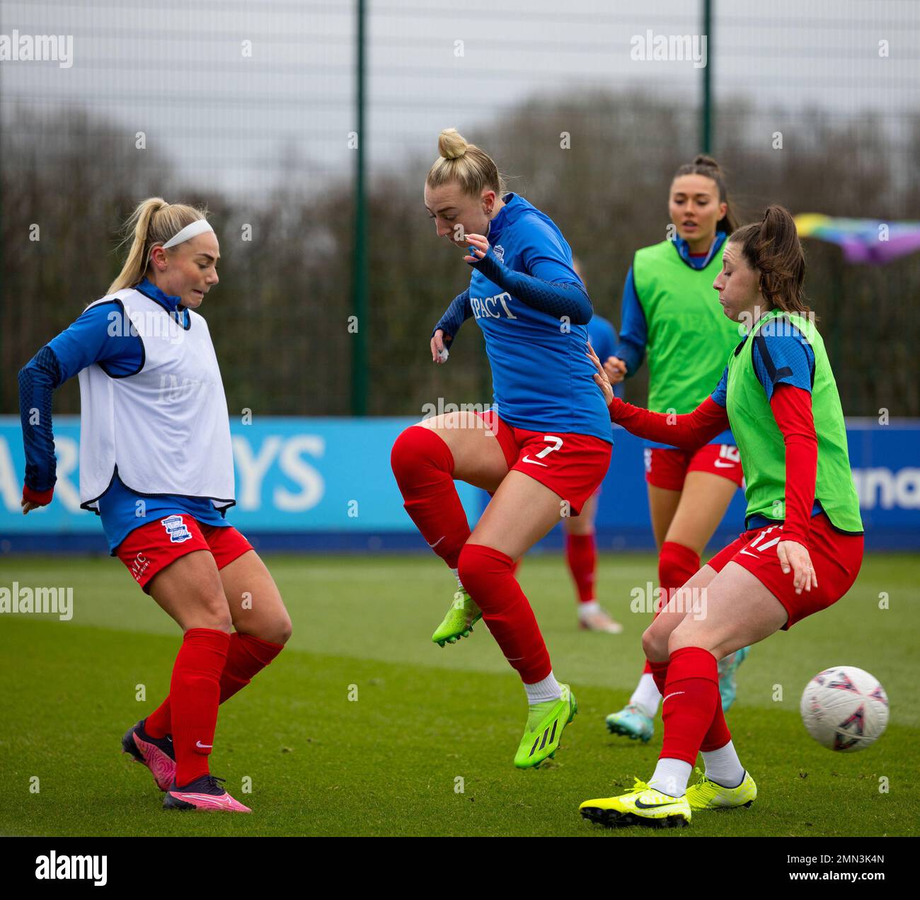 Liverpool, Großbritannien. 29. Januar 2023. Liverpool, England, Januar 29. 2023: Action aus dem FA-Cup-Spiel der Damen zwischen Everton und Birmingham City im Walton Hall Park in Liverpool, England. (James Whitehead/SPP) Kredit: SPP Sport Press Photo. Alamy Live News Stockfoto