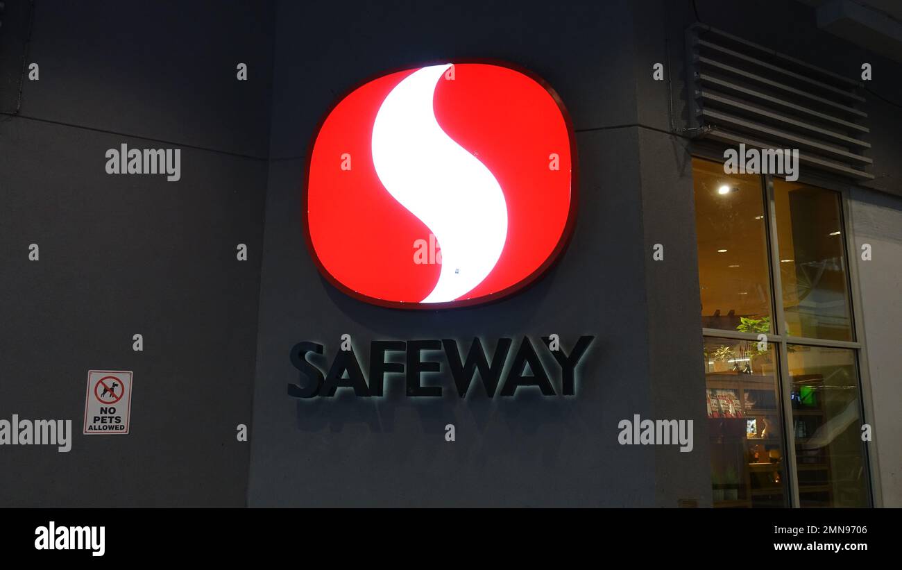 Safeway Lebensmittelgeschäft in Vancouver, BC, Kanada Stockfoto