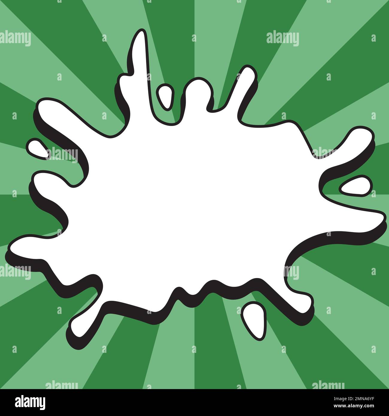 Rahmen Im Comicdesign. Schönes Bilderrahmen-Set Mit Boom Bubbles Für Design Collage, Lustige Niedliche Comic-Fotosammlung Für Kinder, Designzeichnung Stock Vektor