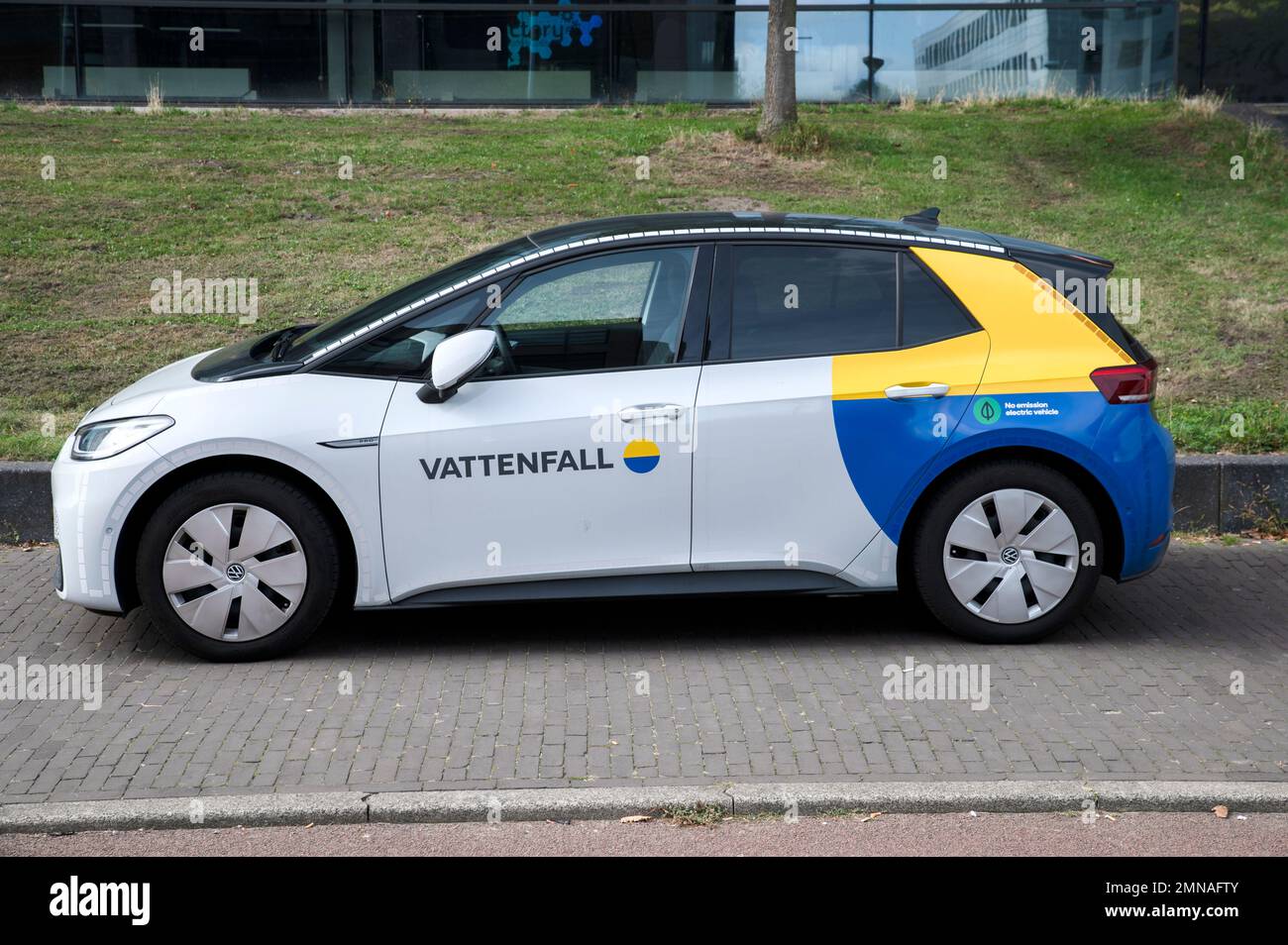 Vattenfall Company Car In Amsterdam, Niederlande 13-9-2022 Stockfoto