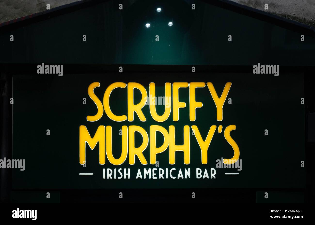 Scruffy Murphy's Irish American Bar im Stadtzentrum von Liverpool Stockfoto