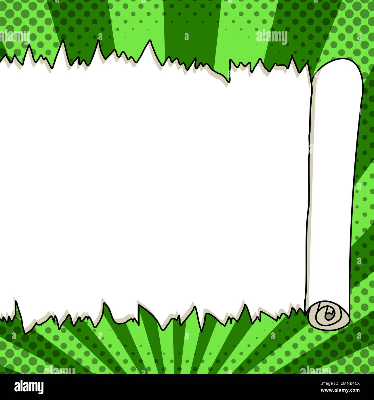 Rahmen Im Comicdesign. Schönes Bilderrahmen-Set Mit Boom Bubbles Für Design Collage, Lustige Niedliche Comic-Fotosammlung Für Kinder, Designzeichnung Stock Vektor