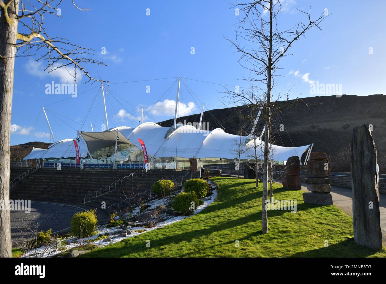 Edinburgh Scotland, Vereinigtes Königreich, 30. Januar 2023. Allgemeine Ansicht von Dynamic Earth. Live-Nachrichten von sst/alamy Stockfoto