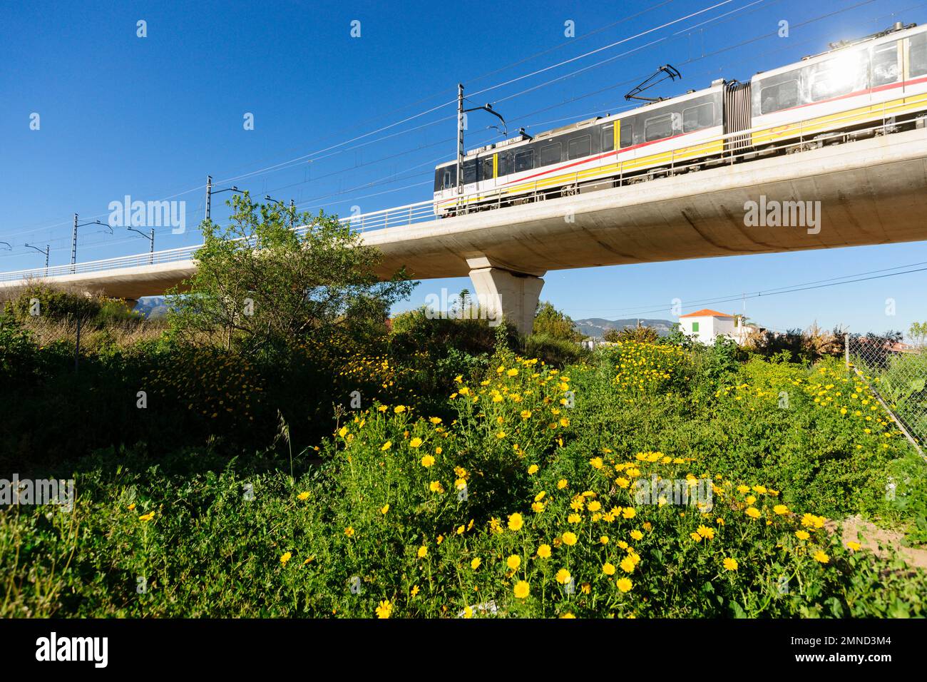 Metro de Palma de Mallorca, Sa Garriga, mallorca, islas baleares, España, europa Stockfoto