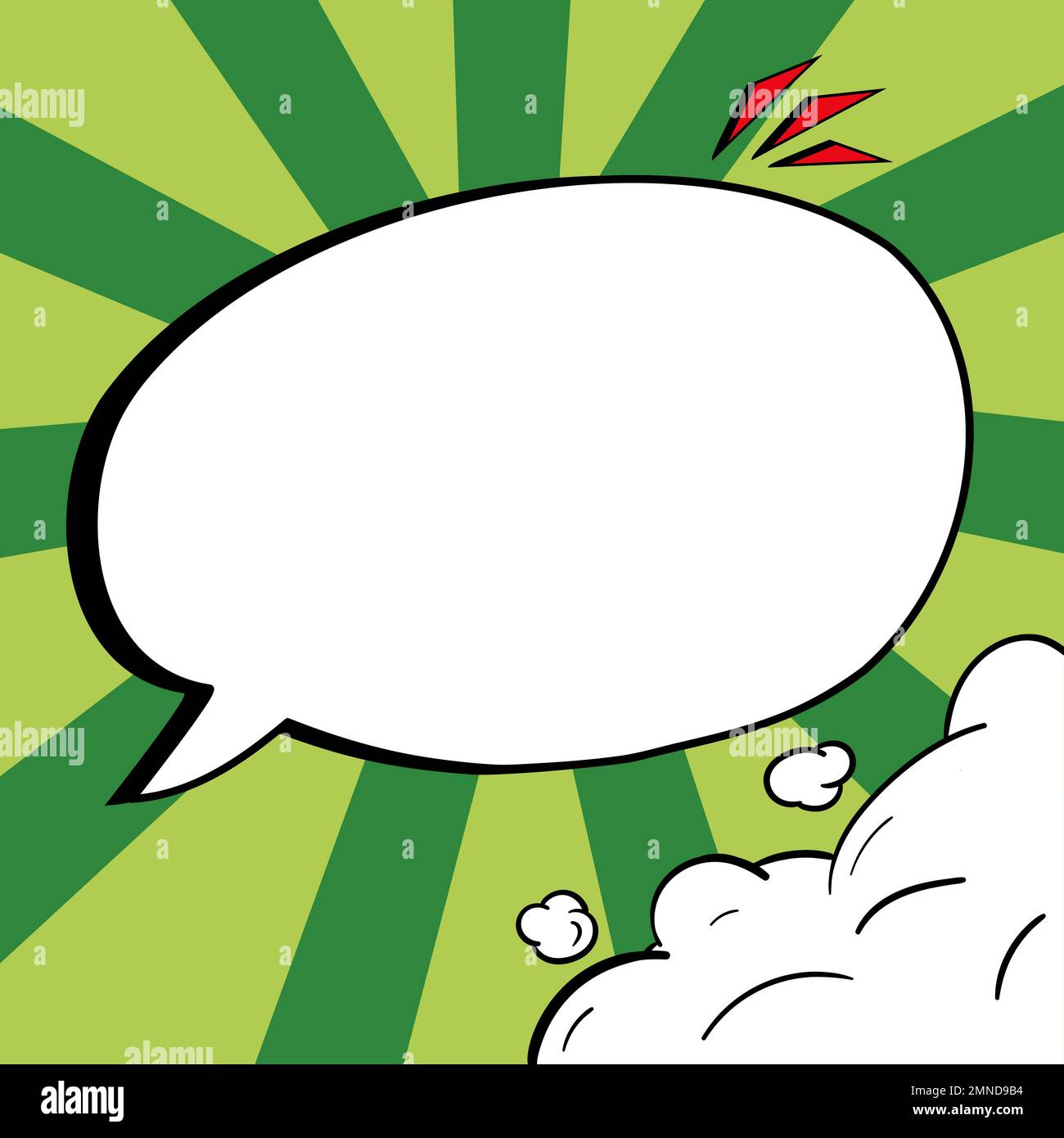 Rahmen Im Comicdesign. Schönes Bilderrahmen-Set Mit Boom Bubbles Für Design Collage, Lustige Niedliche Comic-Fotosammlung Für Kinder, Designzeichnung Stock Vektor