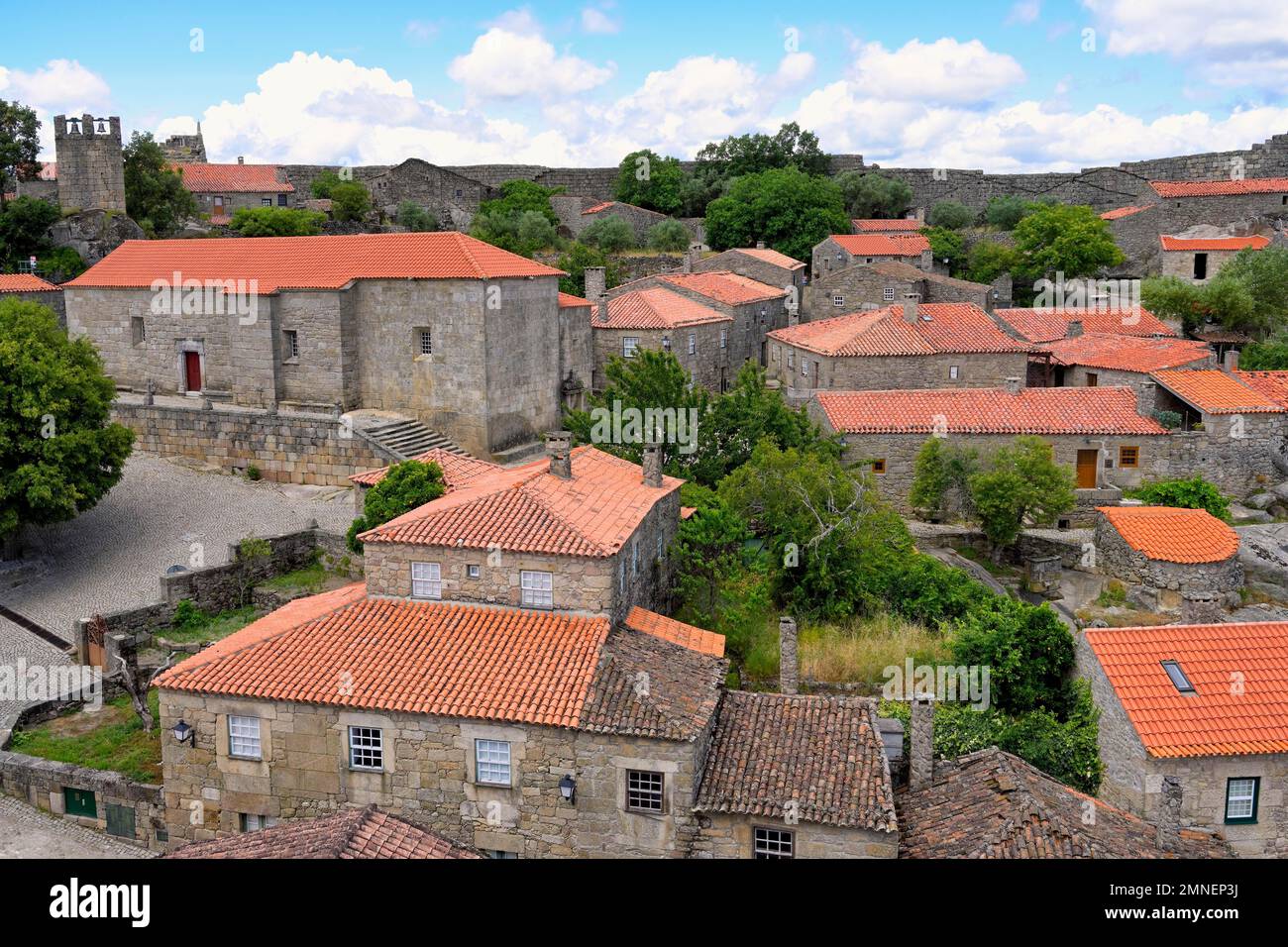 Mittelalterliches und historisches Dorf Sortelha, Serra da Estrela, Beira Alta, Portugal Stockfoto