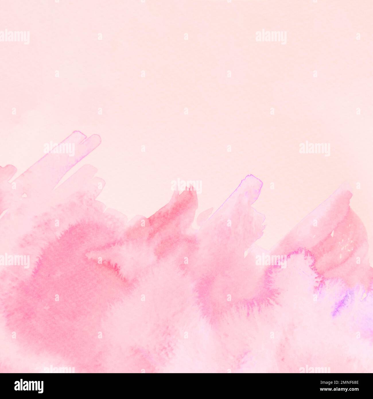 Pink Aquarelle Streifen Beige Hintergrund. Hochauflösendes Foto Stockfoto