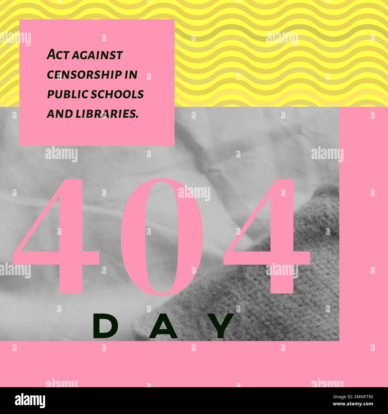 Zusammensetzung des Gesetzes gegen Zensur in öffentlichen Schulen und Bibliotheken Text auf grauem Hintergrund Stockfoto
