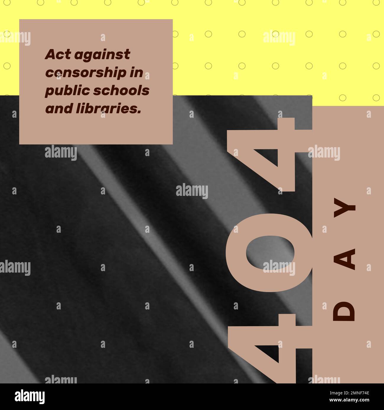 Zusammensetzung des Gesetzes gegen Zensur in öffentlichen Schulen und Bibliotheken Text auf grauem Hintergrund Stockfoto