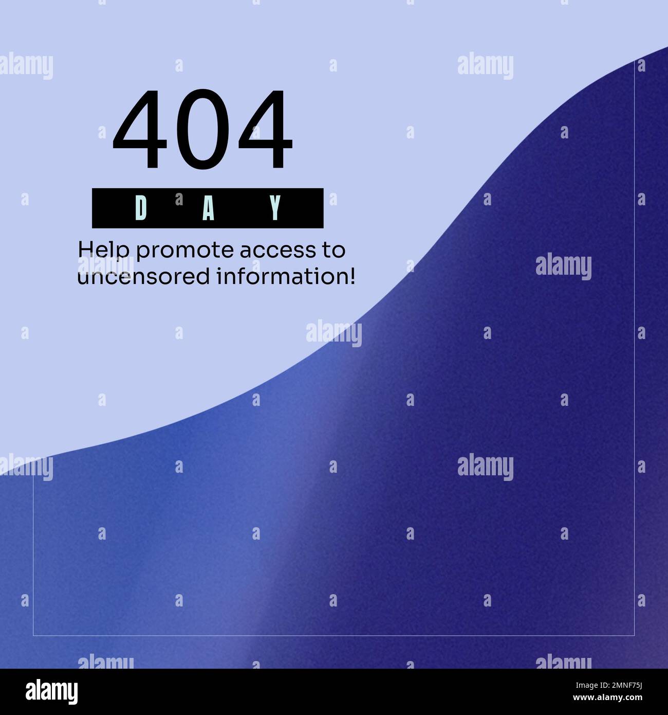 Zusammensetzung der Hilfe fördert den Zugang zu unzensiertem Informationstext auf blauem Hintergrund Stockfoto
