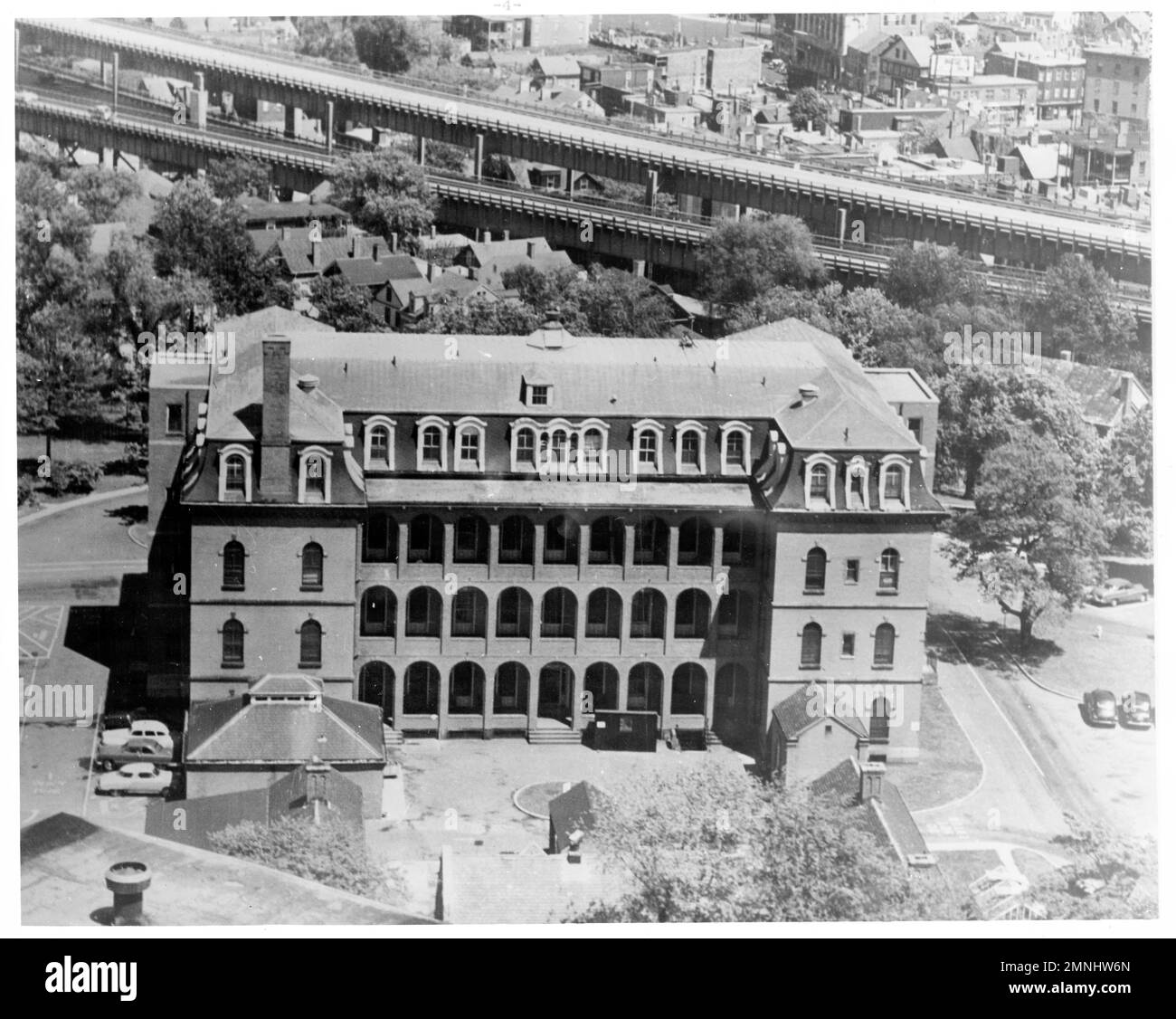 Marinekrankenhaus Chelsea, Massachusetts. Quartiere des Krankenhauskorps ca. Januar 1961 Stockfoto