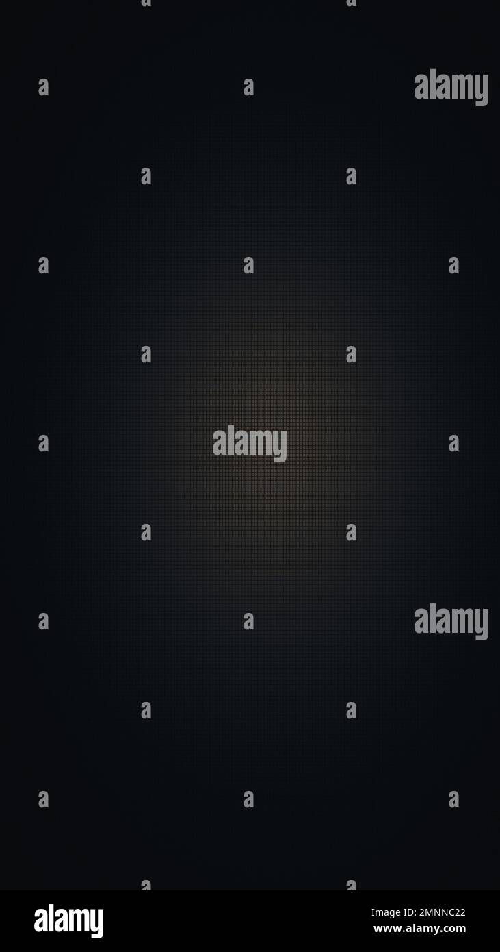 Dunkler, einfacher Hintergrund, kariertes Raster, 3D-Abbildung Stockfoto