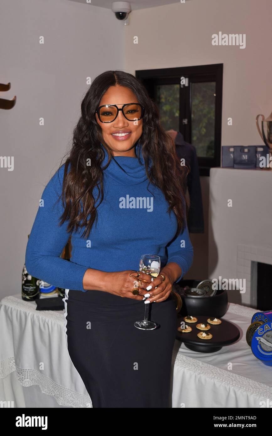 Garcelle Beauvais nimmt an der Launch Party „Cashmere & Caviar“ von Sutton Stracke Teil. Foto: Michael Mattes/michaelmattes.Co Stockfoto