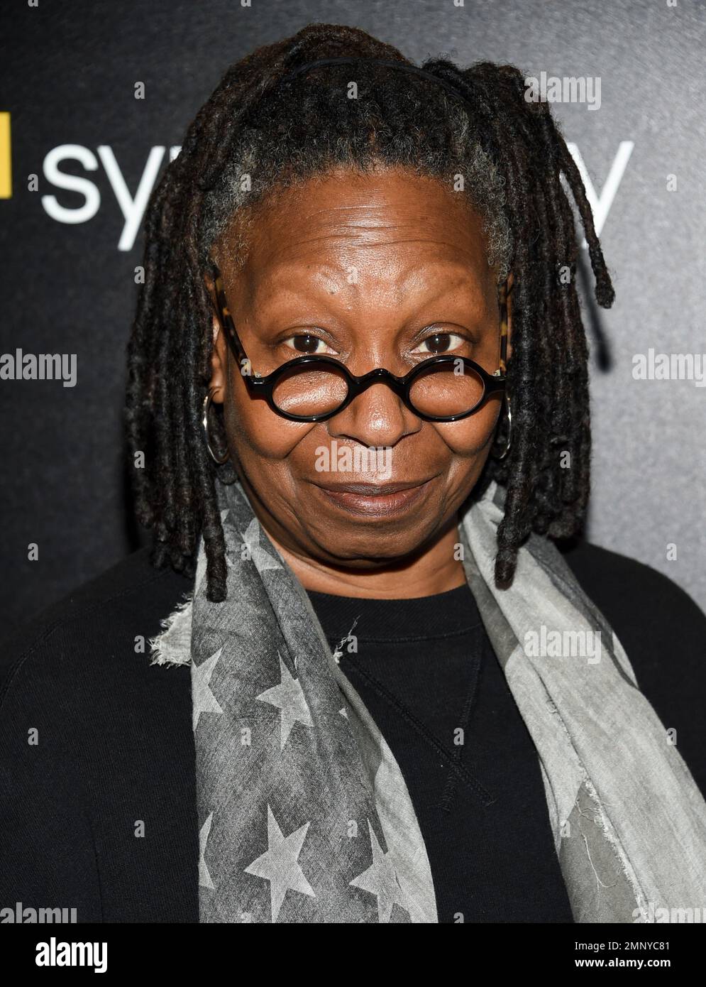 Whoopi Goldberg attends a special screening of "Black Panther" at the Museum of Modern Art on Tuesday, Feb. 13, 2018, in New York. (Photo by Evan Agostini/Invision/AP) Stockfoto