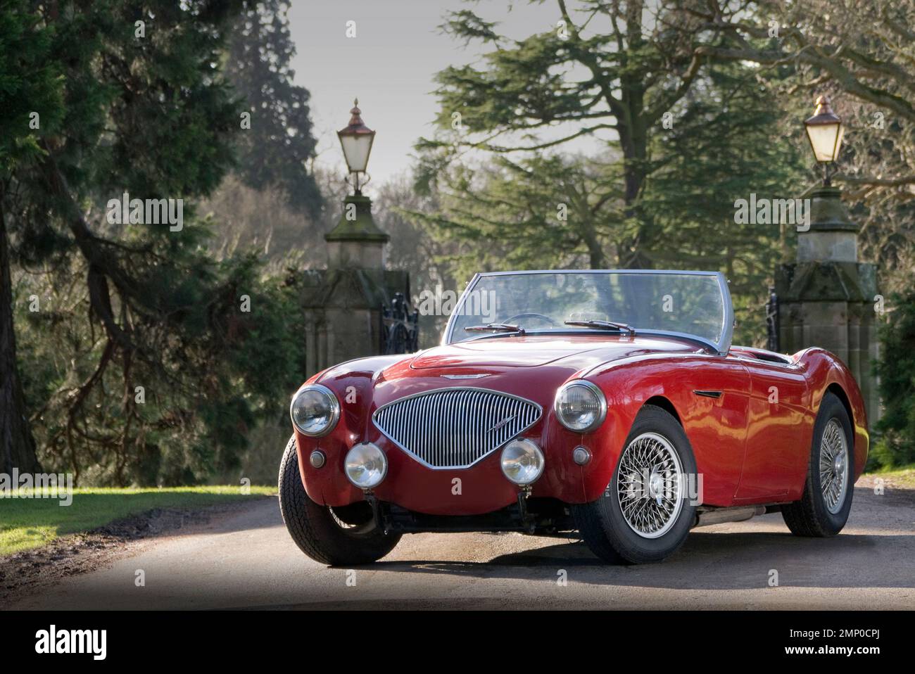 Austin Healey 100m aus den 1950er Jahren, britischer Sportwagen Stockfoto