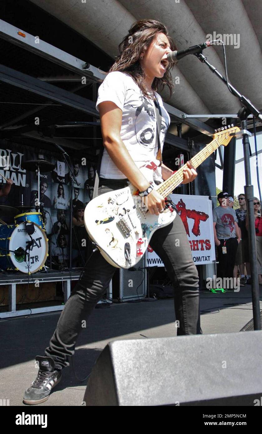 Die Tat tritt im Rahmen der Vans Warped Tour 2009 im Home Depot Center auf. Los Angeles, Kalifornien. 8/23/09. Stockfoto