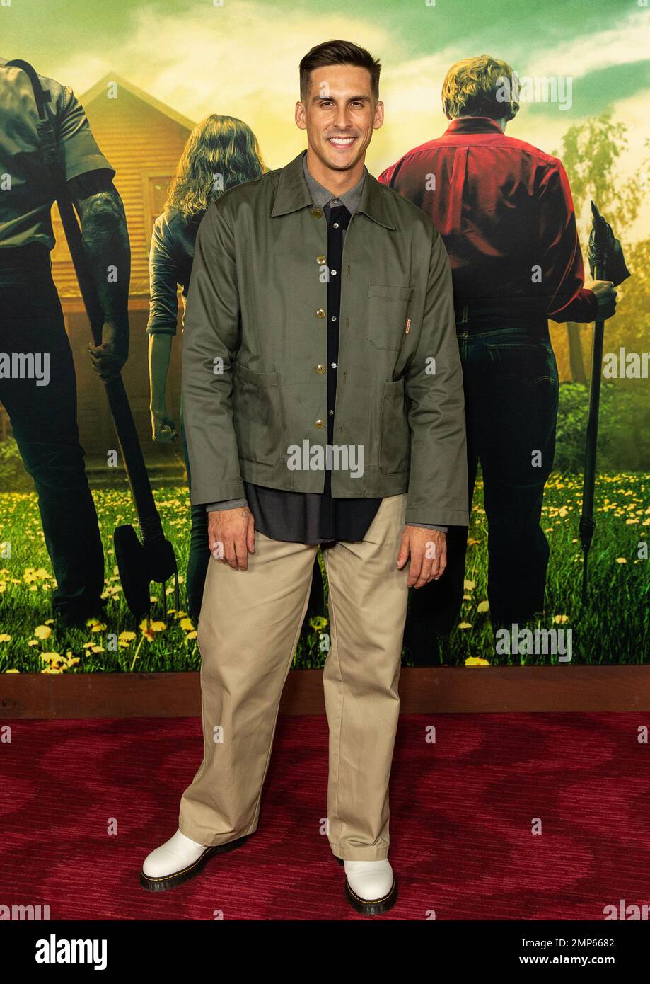 Cody Rigsby besucht Weltpremiere von Knock at the Cabin by Universal Pictures im Jazz at Lincoln Center (Foto von Lev Radin/Pacific Press) Stockfoto