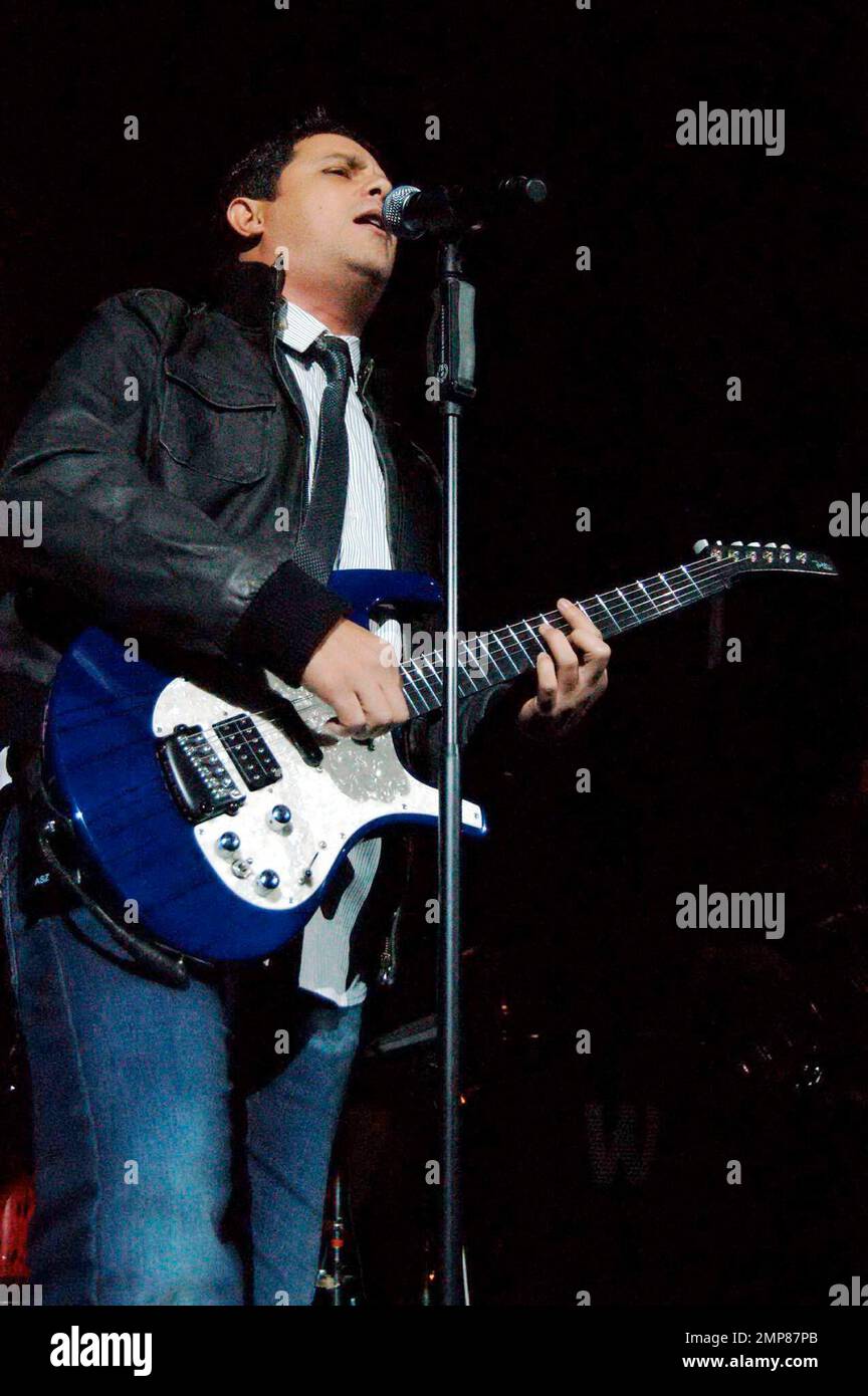 Alejandro Sanz tritt im Pearl Theater, Palms Hotel und Casino auf. Las Vegas, Nevada 11/20/07. Stockfoto