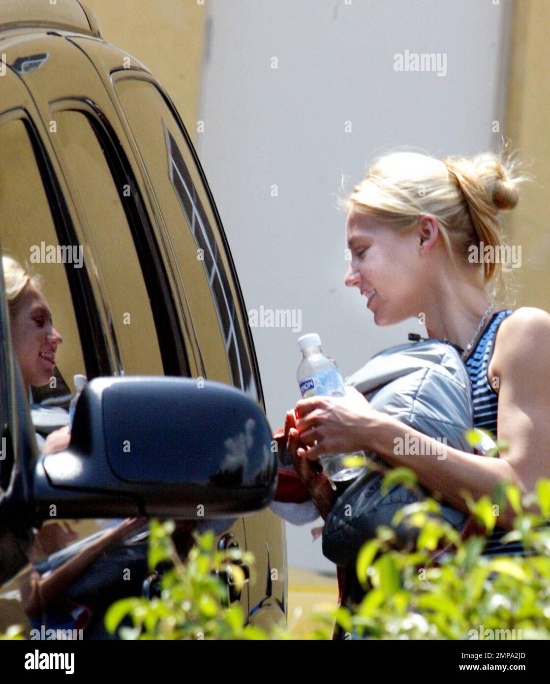 Exklusiv!! Anna Kournikova trainiert auf Miami Beach FL. Möglicherweise in Vorbereitung auf das anstehende Nasdaaq-Turnier 03/19/06 Alle Stockfoto