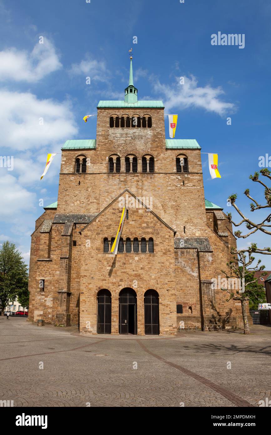 Minden-Kathedrale, Minden, Nordrhein-Westfalen, Deutschland Stockfoto