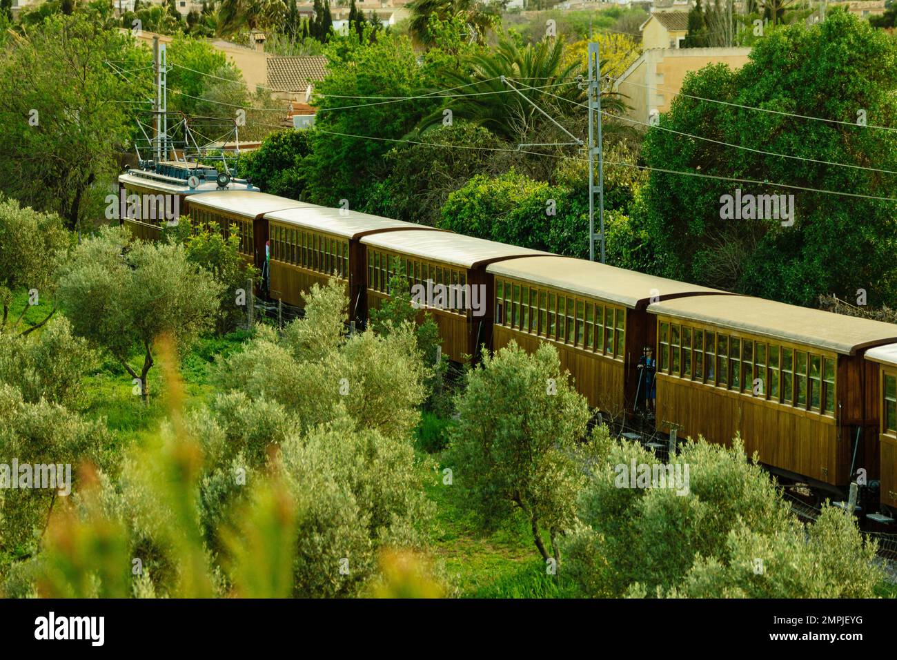 Metro de Palma de Mallorca, Sa Garriga, mallorca, islas baleares, España, europa Stockfoto