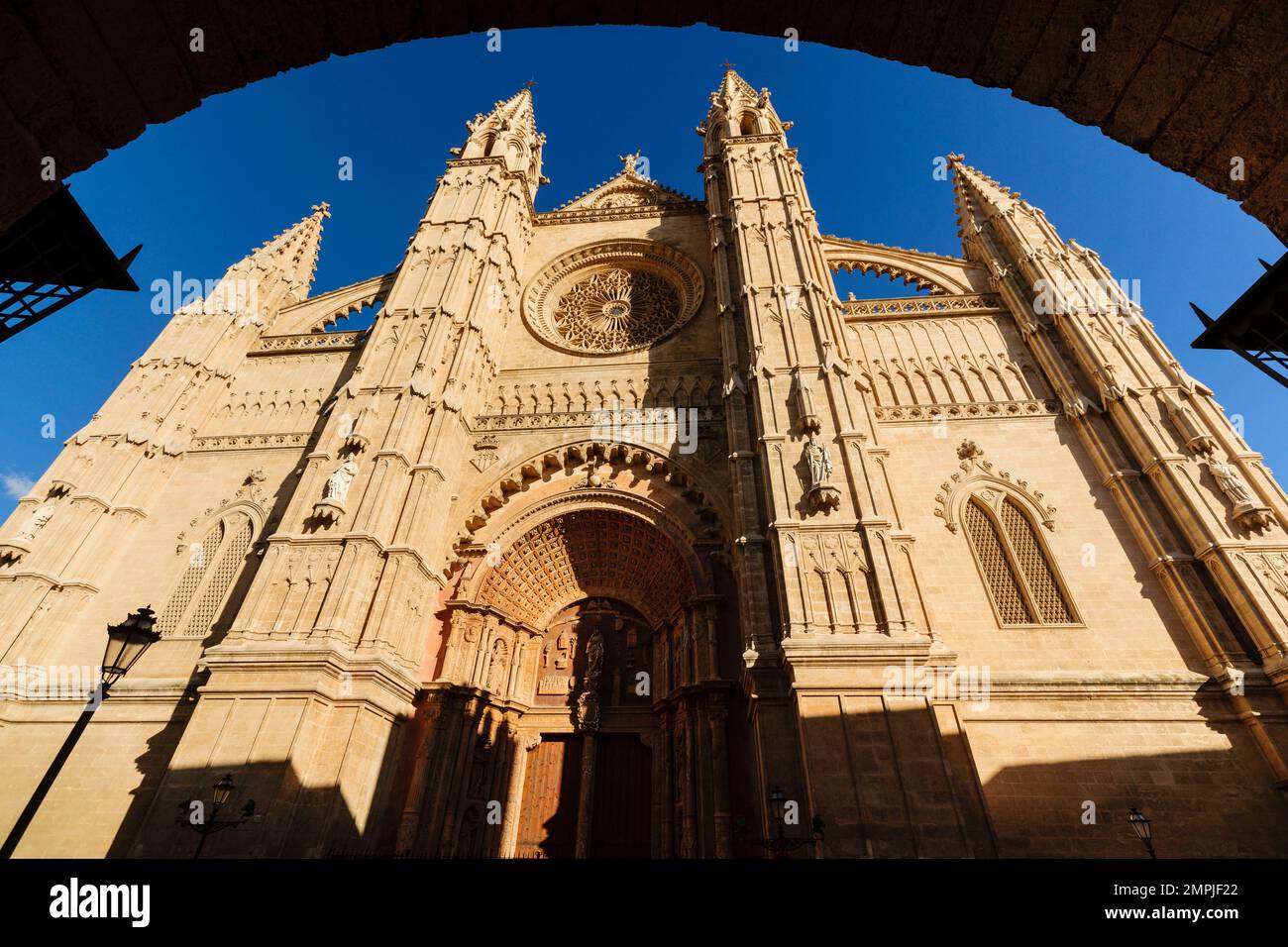 Catedral de Mallorca, siglo XIII, Monumento histórico - artístico, Palma, Mallorca, Balearen, Spanien, Europa Stockfoto