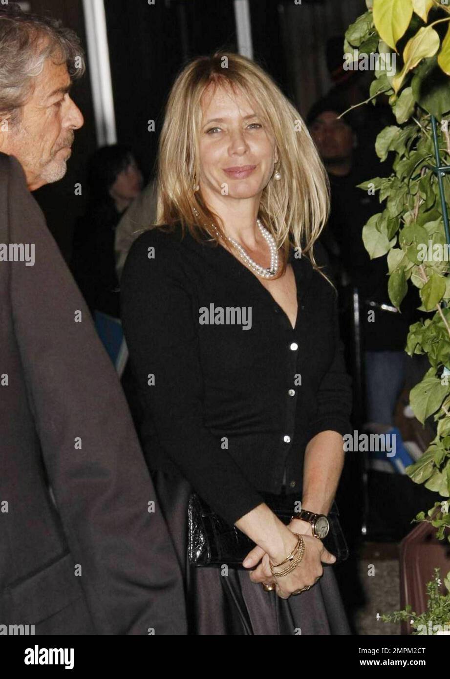 Rosanna Arquette nimmt am Chanel und Charles Finch Pre-Oscar Dinner im Madeo Restaurant Teil. Los Angeles, Kalifornien. 02/26/11. Stockfoto