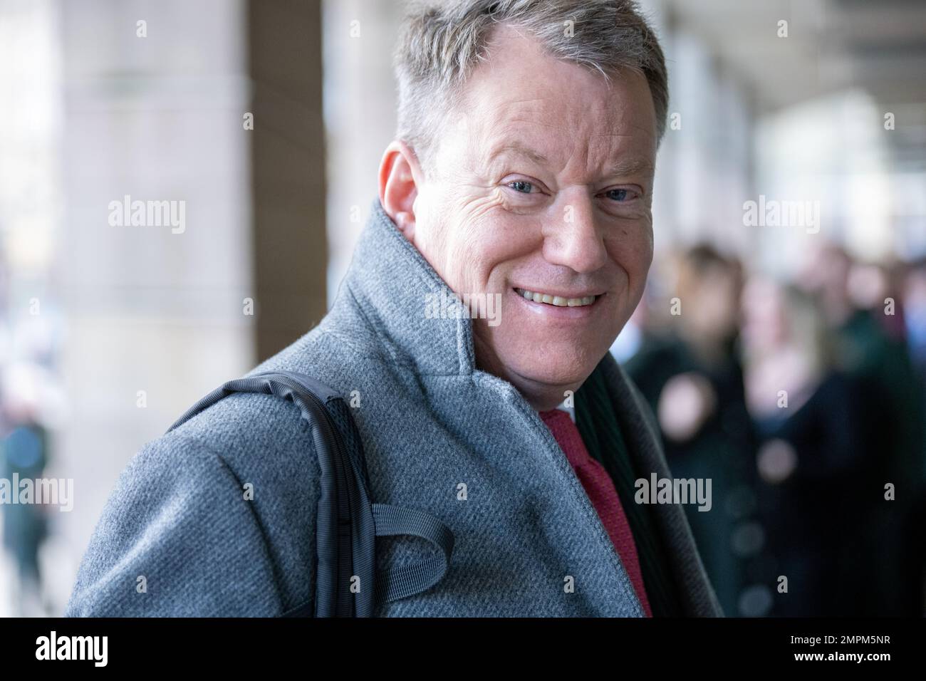 London, Großbritannien. 31. Januar 2023. RT Hon Lord David Frost betritt Portcullis House, London UK Credit: Ian Davidson/Alamy Live News Stockfoto