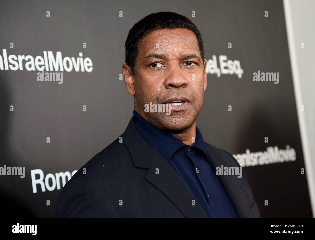 Actor Denzel Washington attends a special screening of "Roman J. Israel, Esq." at the Henry R. Luce Auditorium on Monday, Nov. 20, 2017, in New York. (Photo by Evan Agostini/Invision/AP) Stockfoto