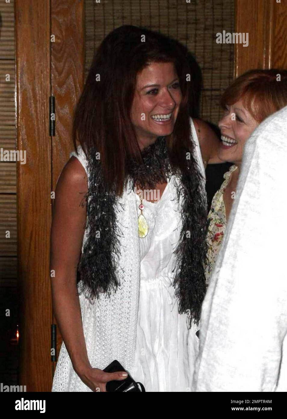  Schauspielerin Debra Messing feiert ihren 40. Geburtstag mit Familie