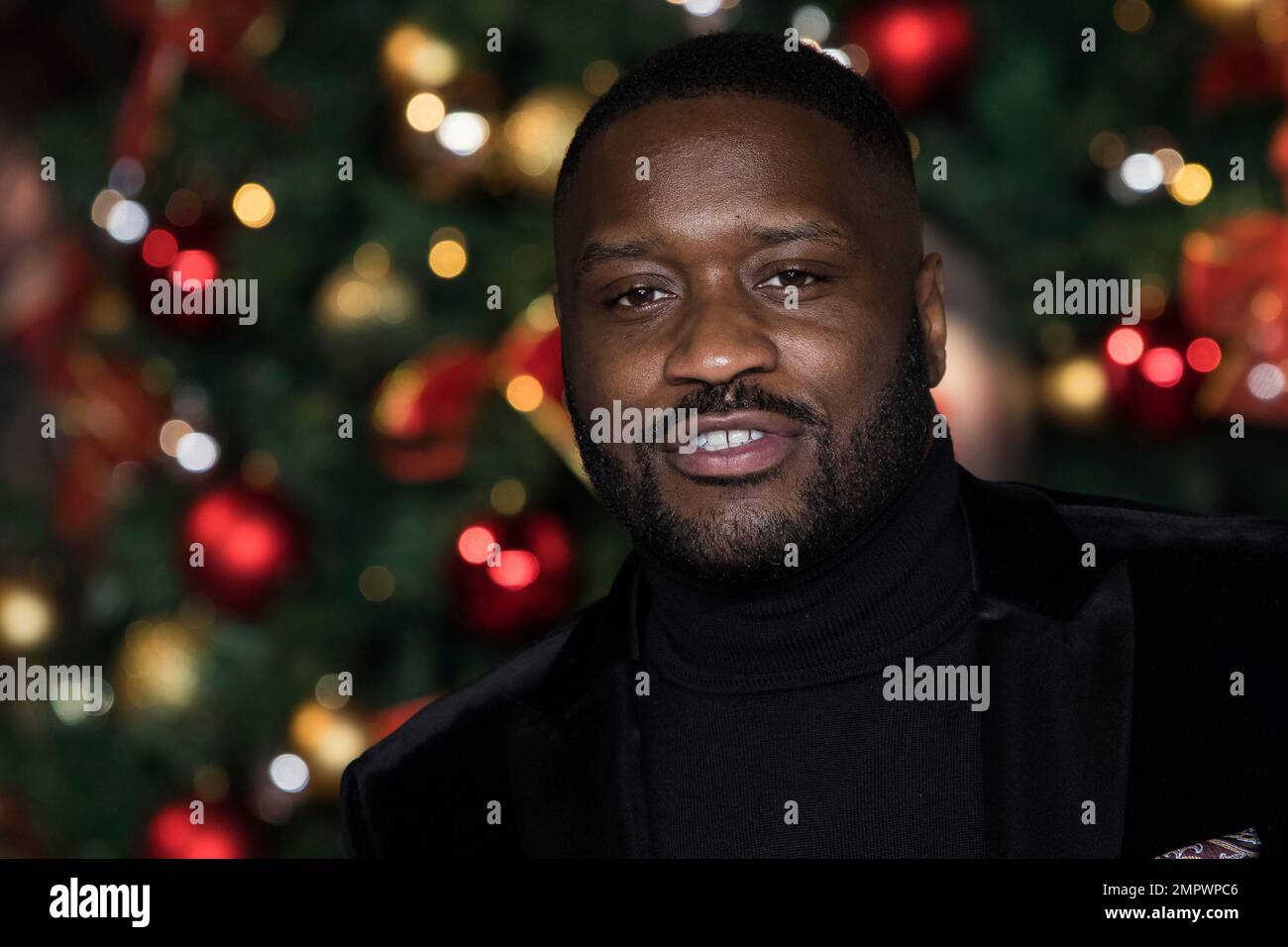 Lethal Bizzle poses for photographers upon arrival at the premiere of the film 'Daddys Home 2', in London, Thursday, Nov. 16, 2017. (Photo by Vianney Le Caer/Invision/AP) Stockfoto