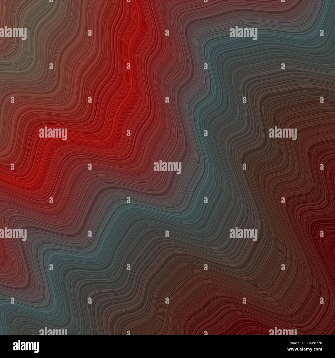 Wellige Ebenen im Hintergrund. Leuchtendes Banner in dunkelroten und braunen Farben. Kann als Cover, Flyer, Banner, Hintergrund verwendet werden. EPS10 Vektor. Stock Vektor