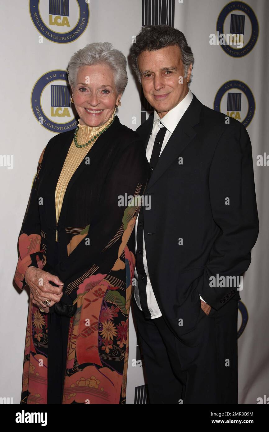 Lee Meriwether und Chris DeRose besuchen die Last Chance for Animals Benefit Gala am 24. Oktober 2015 im Beverly Hilton Hotel in Beverly Hills, Kalifornien. Photo Ents Bilder/OIC 0203 174 1069 Stockfoto