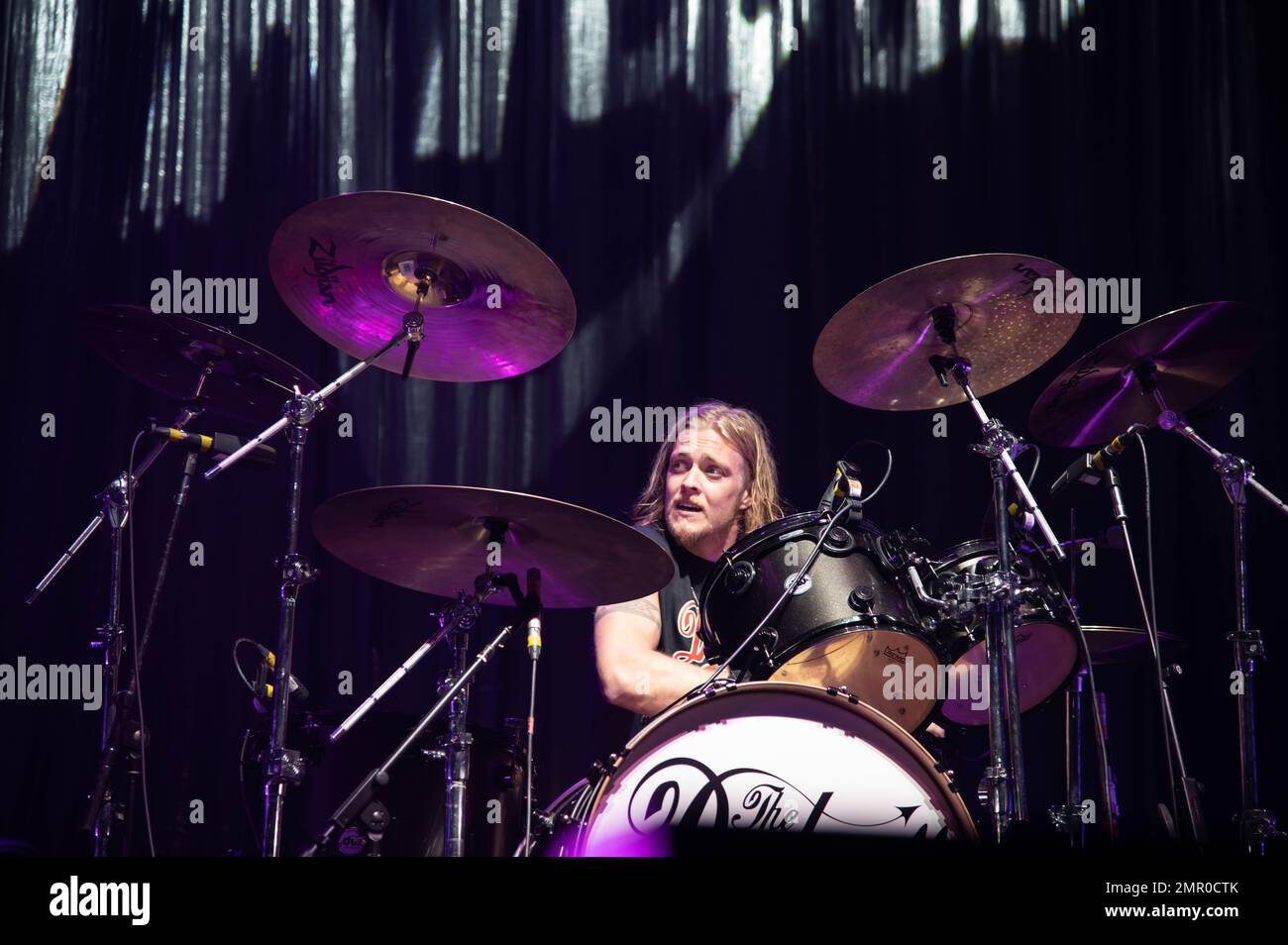 Rufus Tiger Taylor of the Darkness - OVO Hydro Glasgow am 30. Januar 2023 Stockfoto