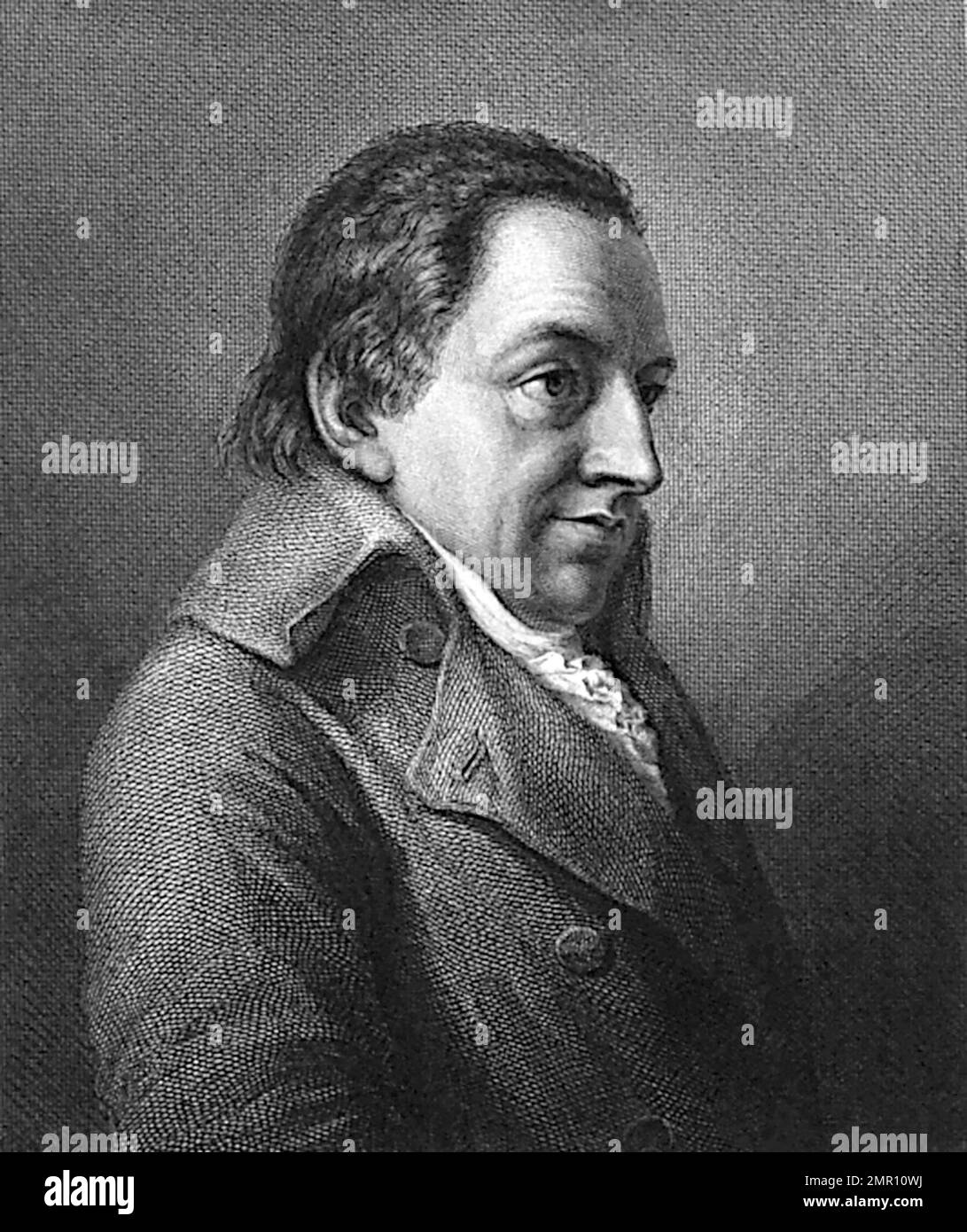 Johann Fichte. Portrait des deutschen Philosophen Johann Gottlieb Fichte (1762-1814) Stockfoto