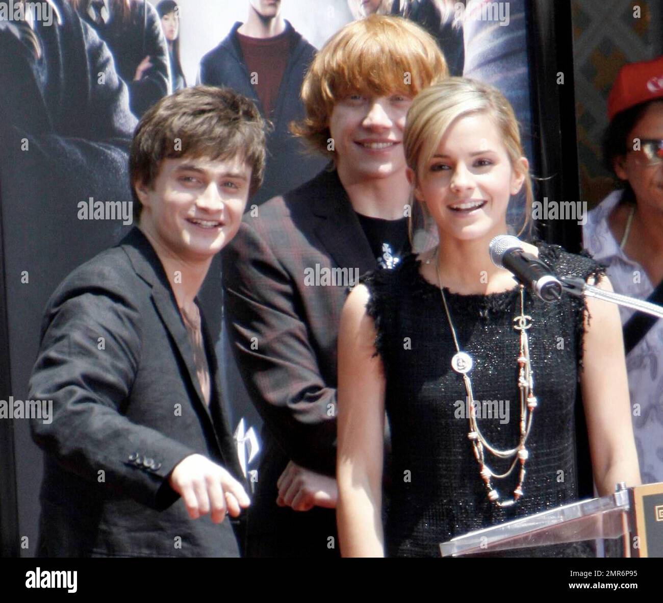 Harry Potters Daniel Radcliffe, Emma Watson und Rupert Grint werden