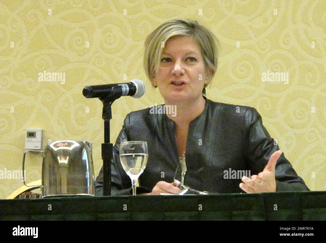 Alaska State Attorney General Jahna Lindemuth speaks at the Alaska