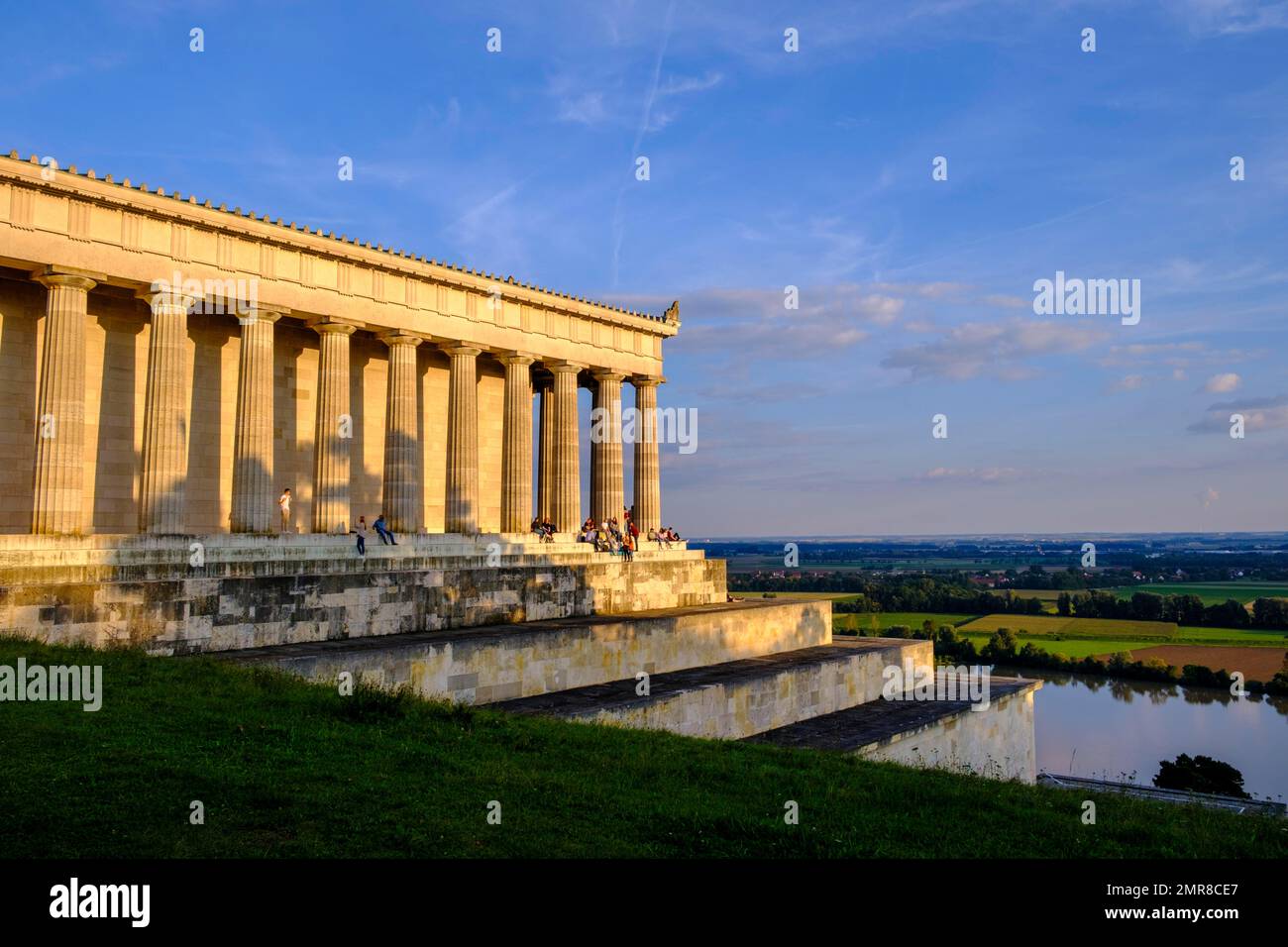 Hall of Fame, Walhalla, Donaustauf, Bayerischer Wald, Oberpfalz, Bayern, Deutschland, Europa Stockfoto