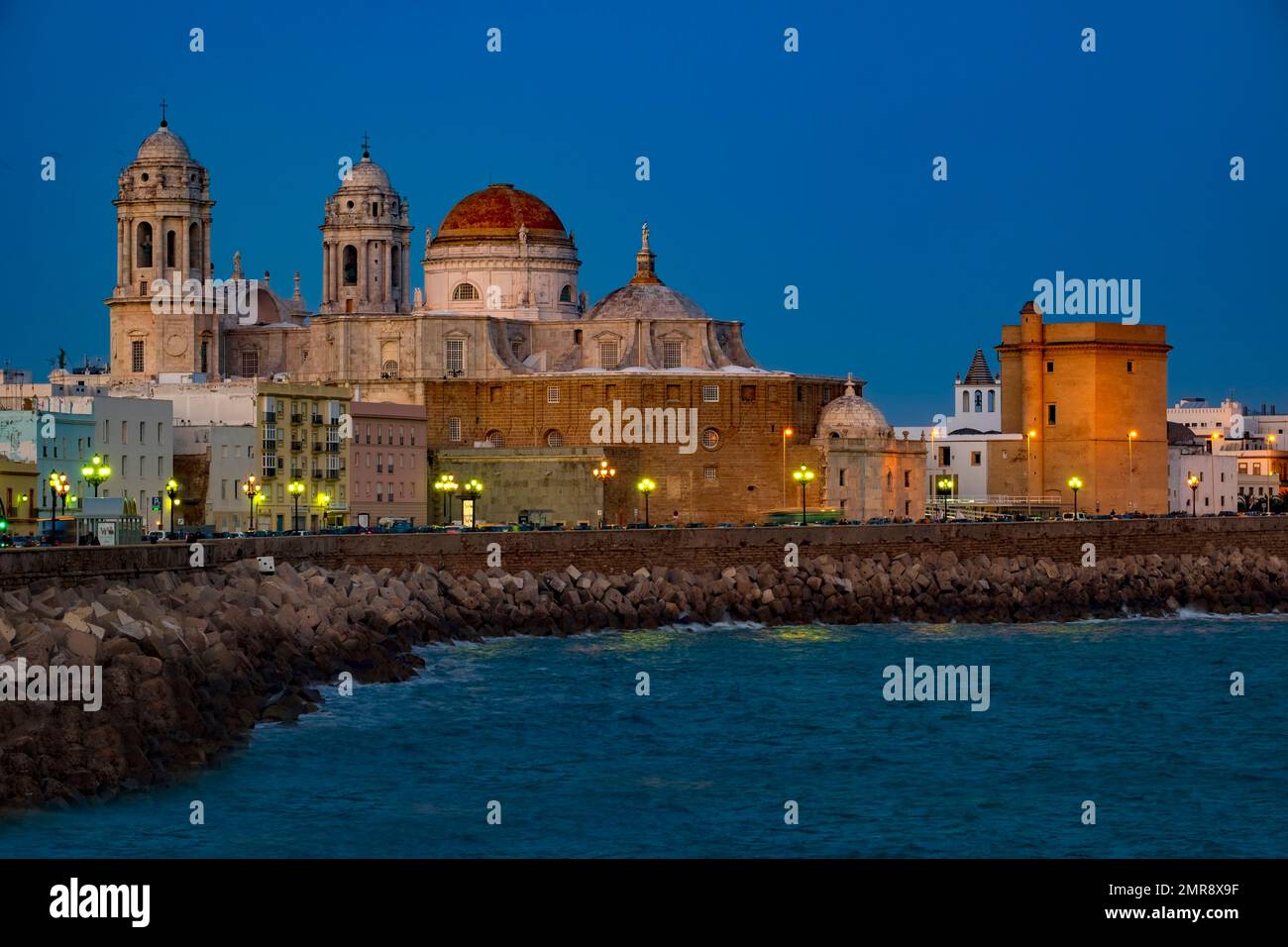 Andalusien. Blick auf Cadiz Stockfoto