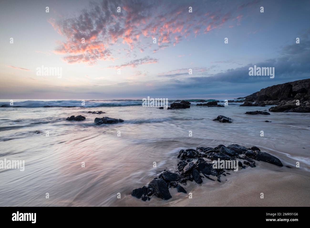 Piedra Playa, El Cotillo Beach, El Cotillo, Fuerteventura, Kanarische Inseln, Spanien Stockfoto