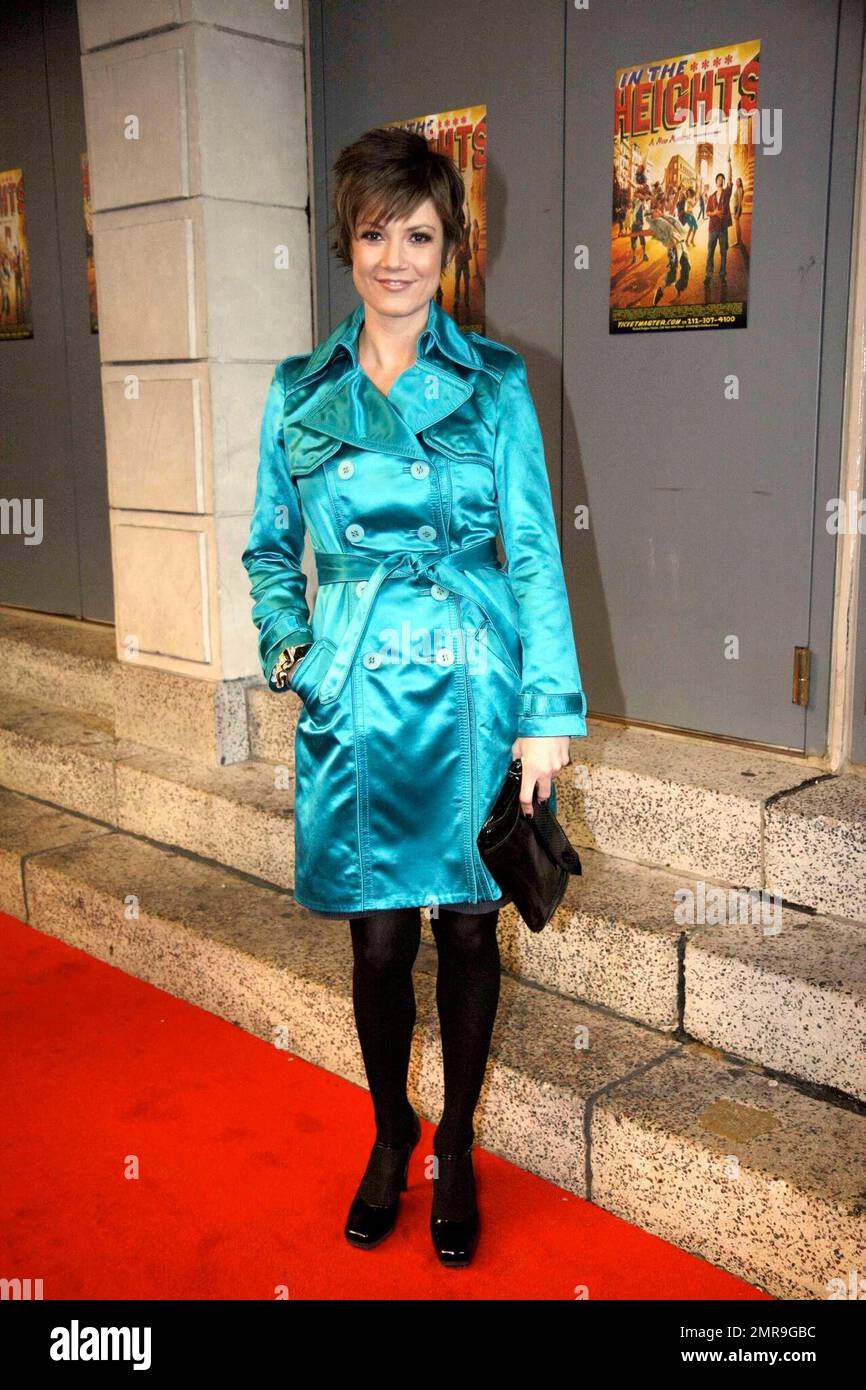 Zoe McLellan besucht die Broadway-Eröffnungsnacht „in the Heights“ im Richard Rodgers Theatre. New York, NY. 3/9/08. Stockfoto