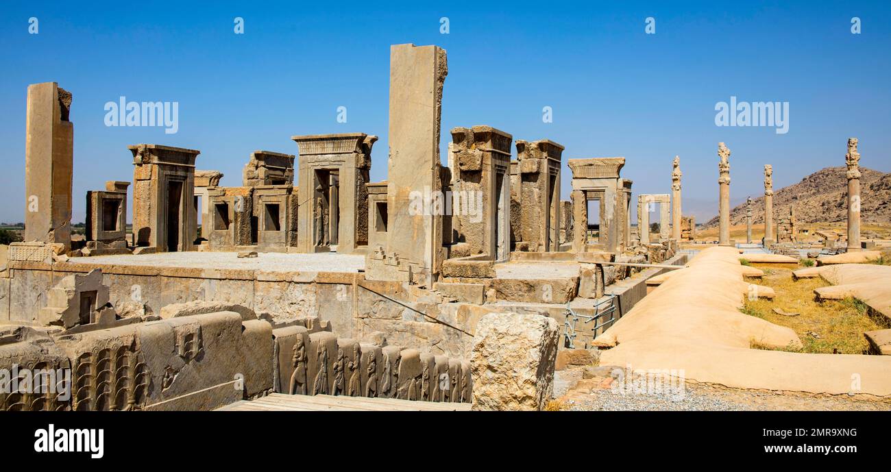 Palast von Darius, Persepolis, Persepolis, Iran, Asien Stockfoto Palast von Darius, Persepolis, Persepolis, Iran, Asien Stockfoto